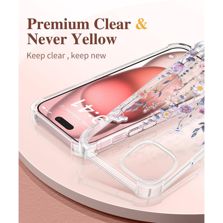 Floratopia Slim 3-in-1 iPhone 15 Plus Case - DOKUTRONIX