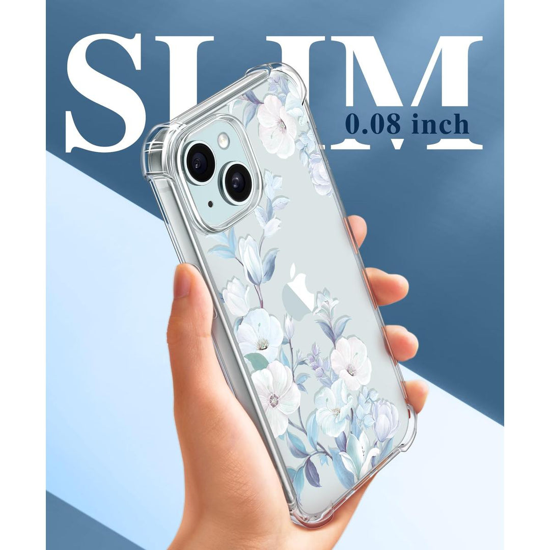 Floratopia Slim 3-in-1 iPhone 15 Plus Case - DOKUTRONIX