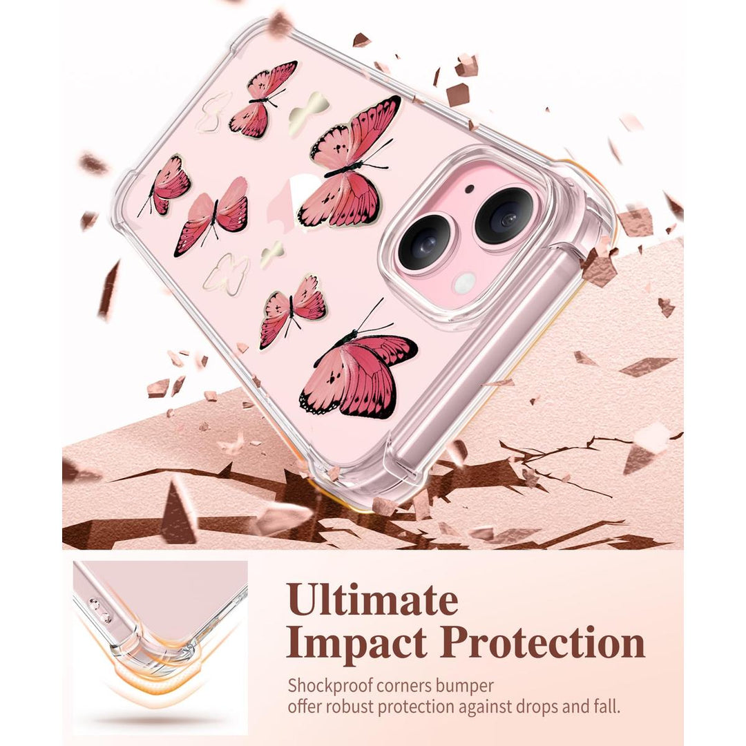 Floratopia Slim 3-in-1 iPhone 15 Plus Case - DOKUTRONIX
