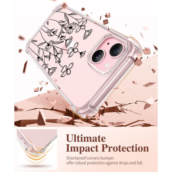 Floratopia Slim 3-in-1 iPhone 15 Plus Case - DOKUTRONIX