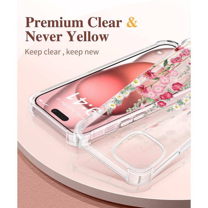 Floratopia Slim 3-in-1 iPhone 15 Plus Case - DOKUTRONIX