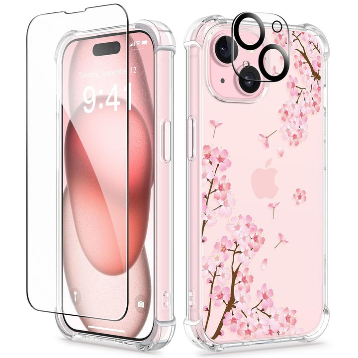 Floratopia Slim 3-in-1 iPhone 15 Plus Case - DOKUTRONIX
