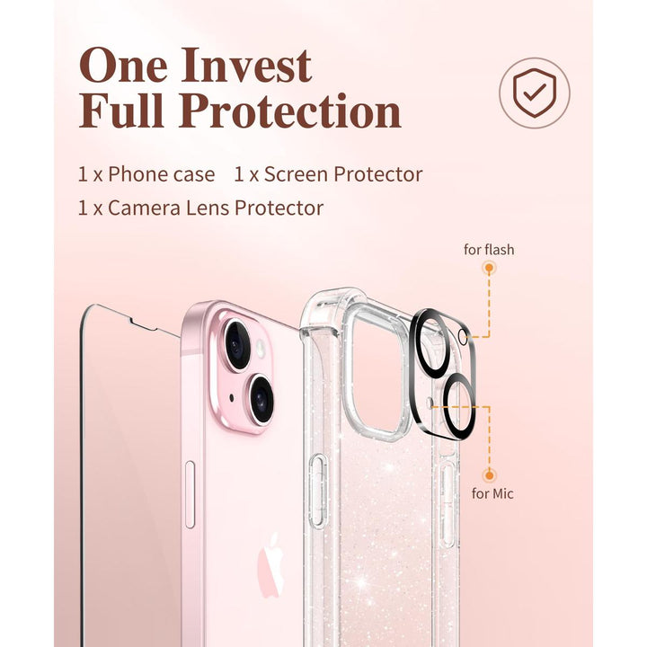 Floratopia Slim 3-in-1 iPhone 15 Plus Case - DOKUTRONIX