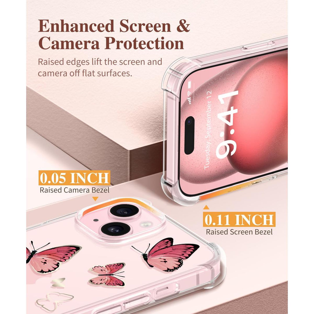 Floratopia Slim 3-in-1 iPhone 15 Plus Case - DOKUTRONIX