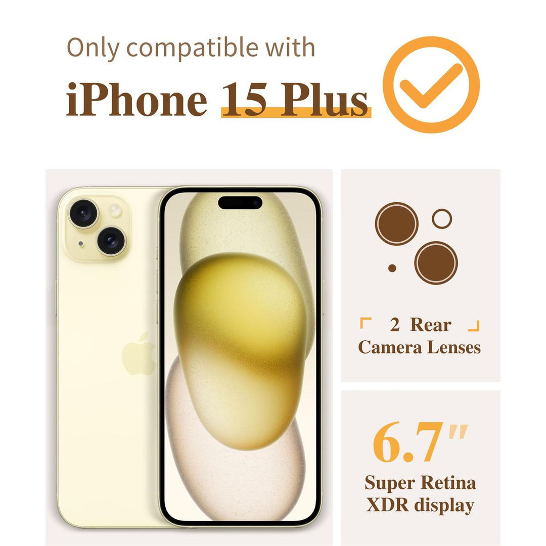Floratopia Slim 3-in-1 iPhone 15 Plus Case - DOKUTRONIX