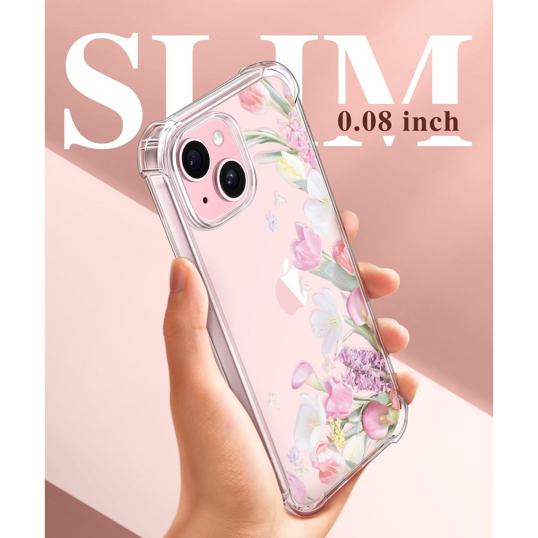 Floratopia Slim 3-in-1 iPhone 15 Plus Case - DOKUTRONIX