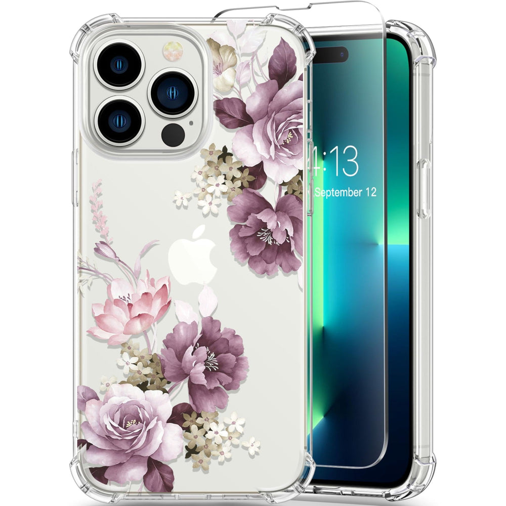 Blossom Guard iPhone 13 Pro Case by GVIEWIN - DOKUTRONIX
