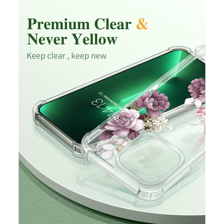 Blossom Guard iPhone 13 Pro Case by GVIEWIN - DOKUTRONIX