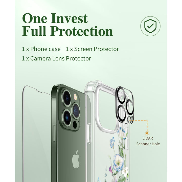GVIEWIN Floral Pro Case - DOKUTRONIX