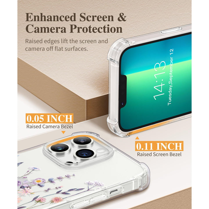GVIEWIN Floratopia iPhone 13 Pro Case - DOKUTRONIX