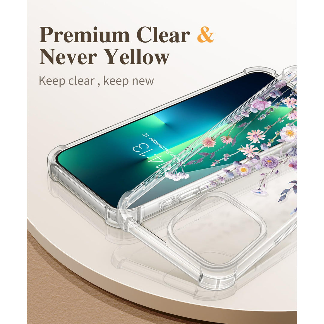 GVIEWIN Floratopia iPhone 13 Pro Case - DOKUTRONIX