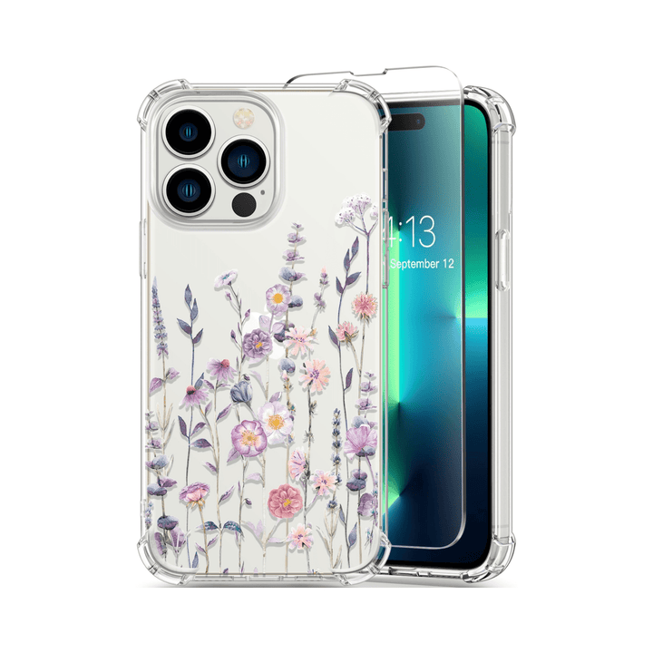 GVIEWIN Floratopia iPhone 13 Pro Case - DOKUTRONIX
