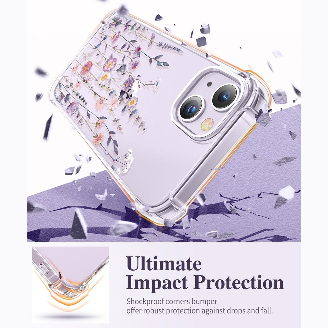 GVIEWIN Floral iPhone 14 Plus Case - DOKUTRONIX
