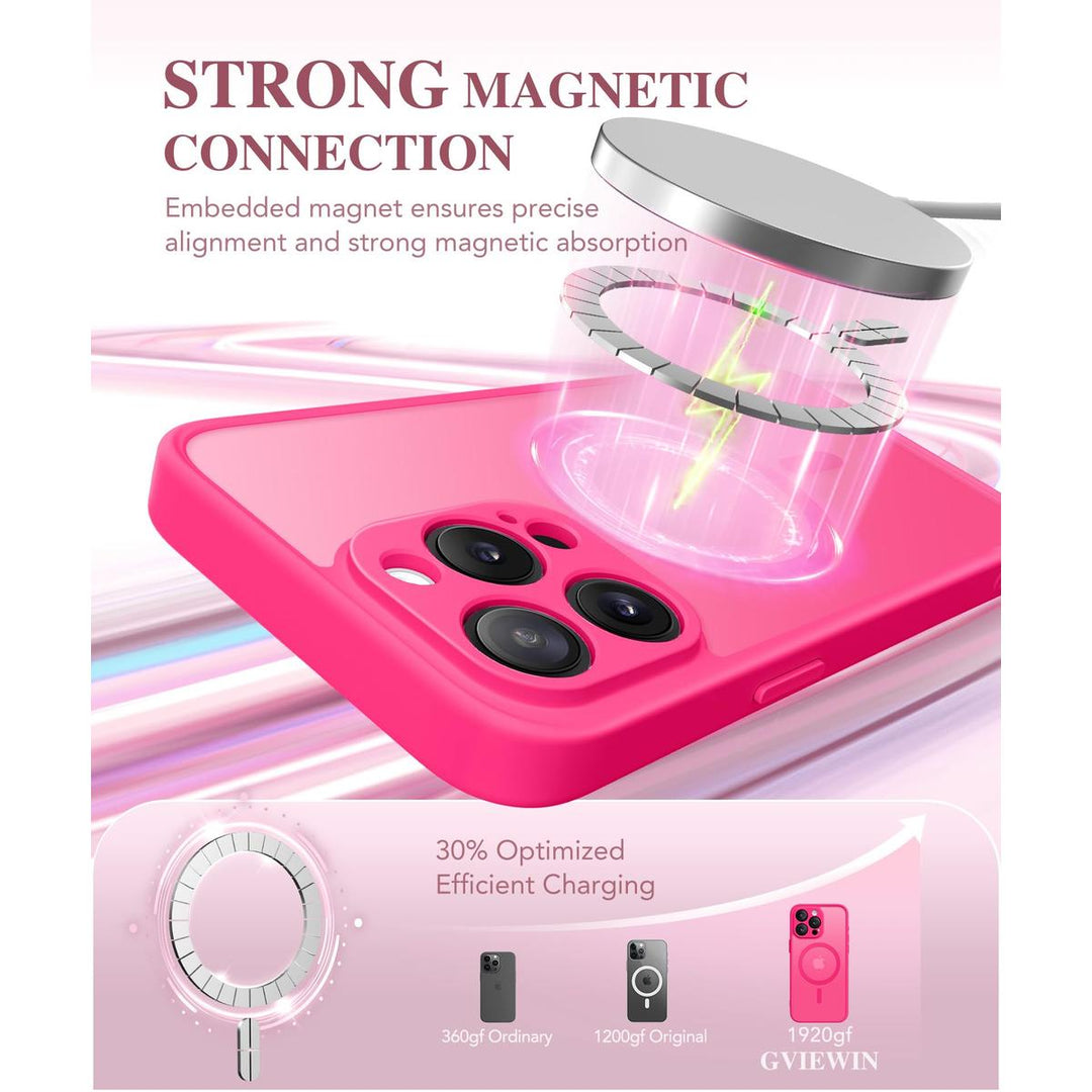 GVIEWIN Floral MagCase for iPhone 15 Pro Max - DOKUTRONIX
