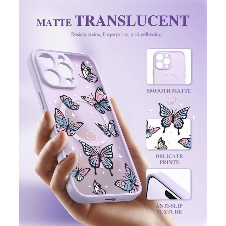 GVIEWIN Floral MagCase for iPhone 15 Pro Max - DOKUTRONIX