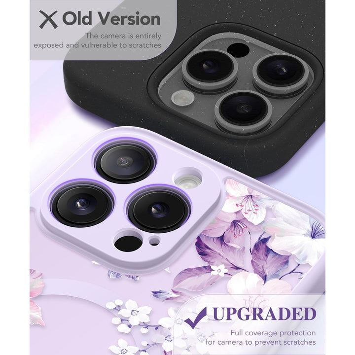 GVIEWIN Floral MagCase for iPhone 15 Pro Max - DOKUTRONIX