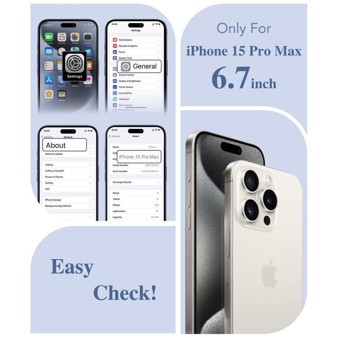 GVIEWIN Floral MagCase for iPhone 15 Pro Max - DOKUTRONIX