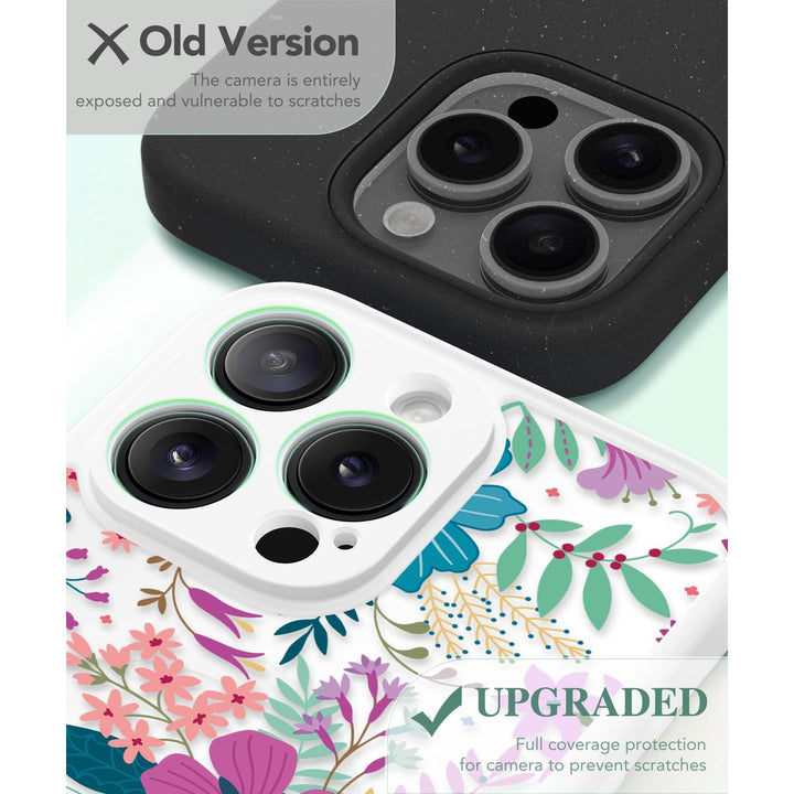 GVIEWIN Floral MagCase for iPhone 15 Pro Max - DOKUTRONIX