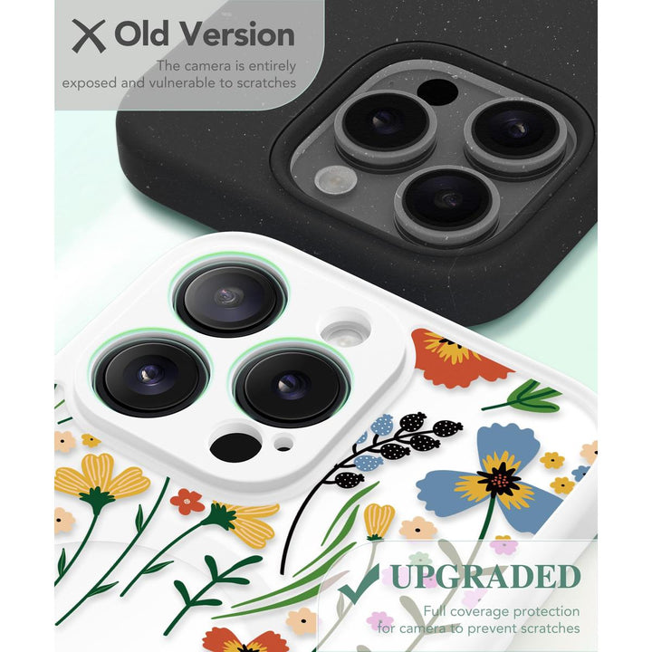 GVIEWIN Floral MagCase for iPhone 15 Pro Max - DOKUTRONIX