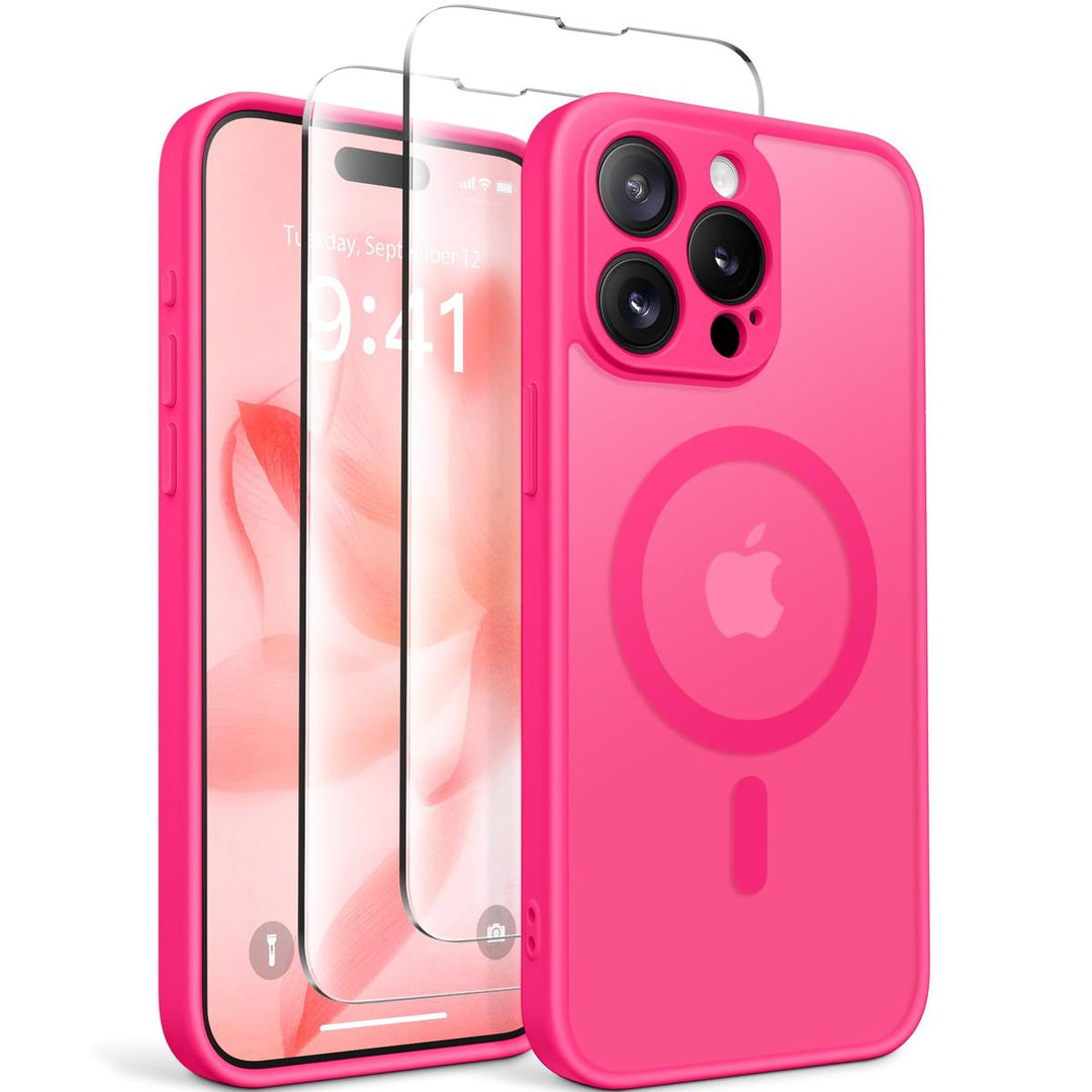 GVIEWIN Floral MagCase for iPhone 15 Pro Max - DOKUTRONIX