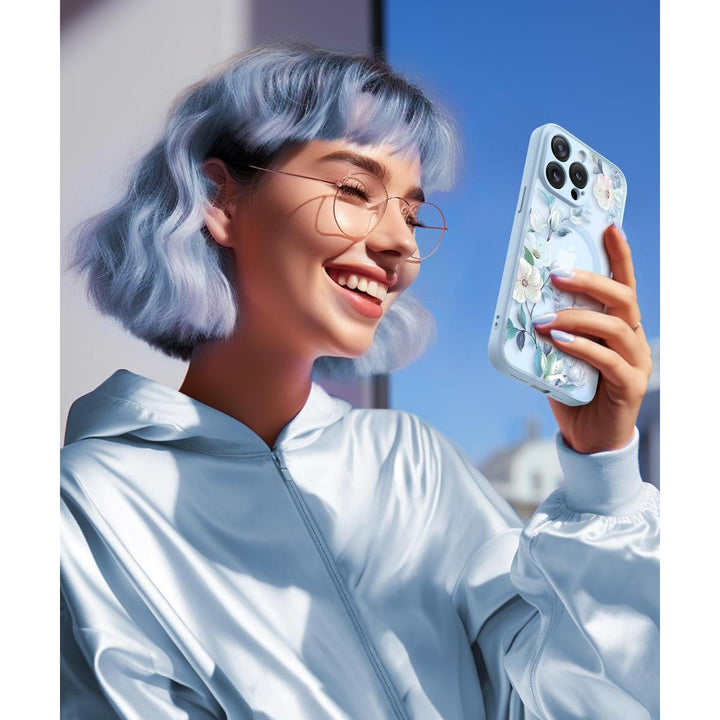 GVIEWIN Floral MagCase for iPhone 15 Pro Max - DOKUTRONIX