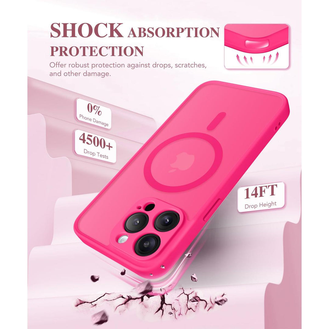 GVIEWIN Floral MagCase for iPhone 15 Pro Max - DOKUTRONIX
