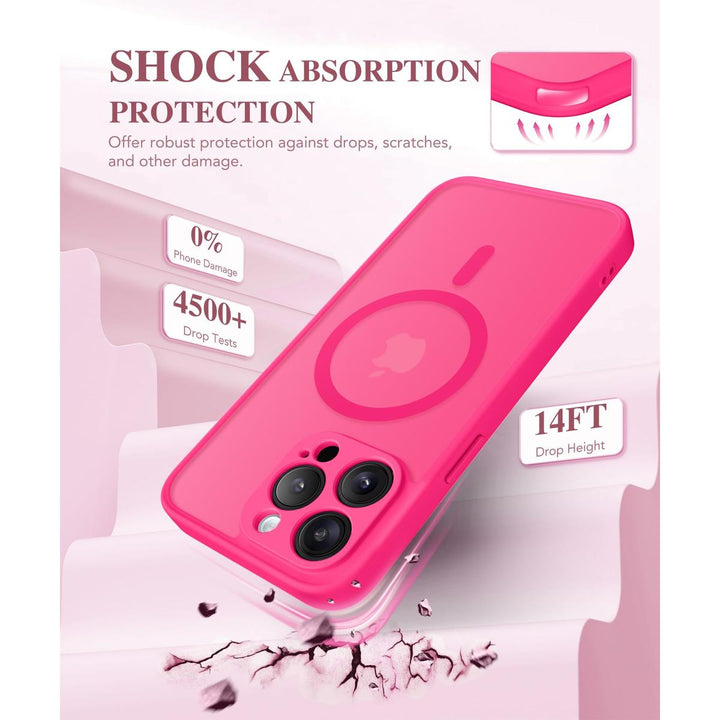GVIEWIN Floral MagCase for iPhone 15 Pro Max - DOKUTRONIX