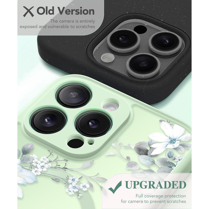 GVIEWIN Floral MagCase for iPhone 15 Pro Max - DOKUTRONIX