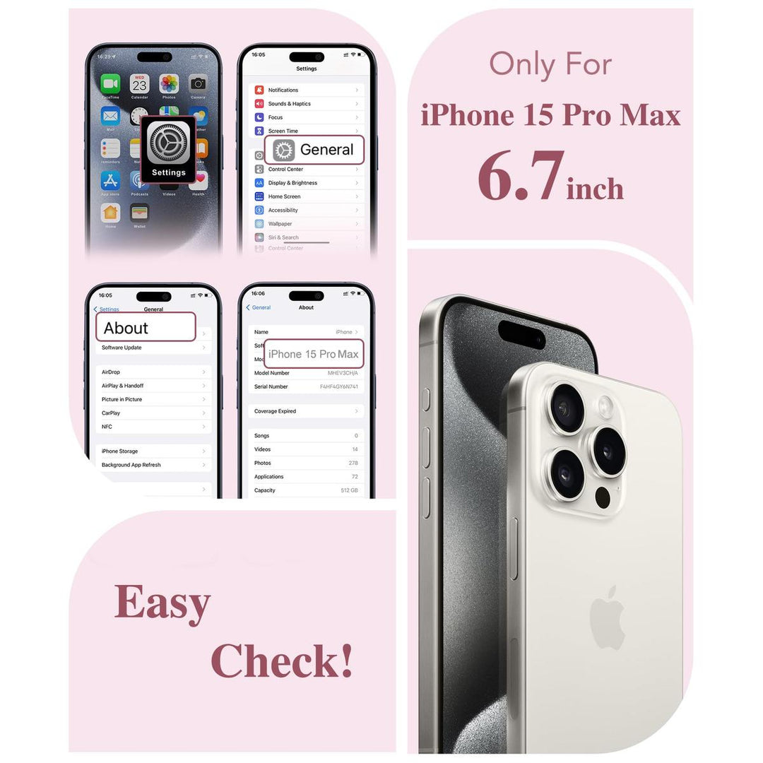 GVIEWIN Floral MagCase for iPhone 15 Pro Max - DOKUTRONIX
