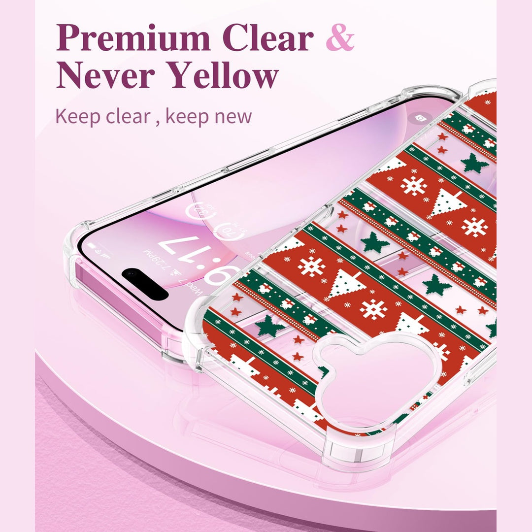 GVIEWIN Christmas Slim iPhone 16 Case & Protectors - DOKUTRONIX