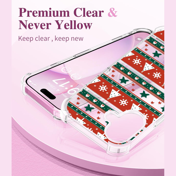 GVIEWIN Christmas Slim iPhone 16 Case & Protectors - DOKUTRONIX