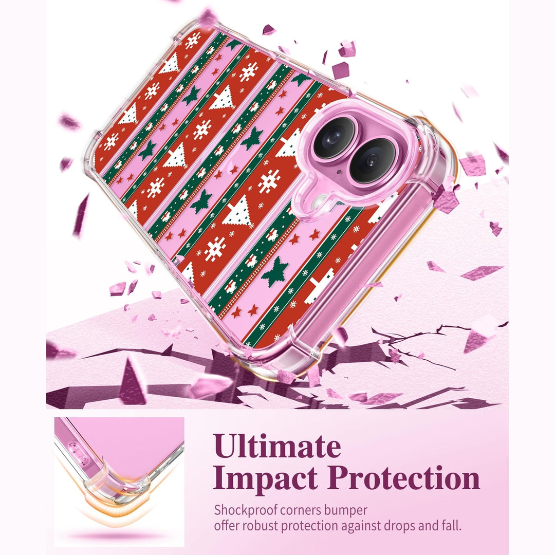 GVIEWIN Christmas Slim iPhone 16 Case & Protectors - DOKUTRONIX