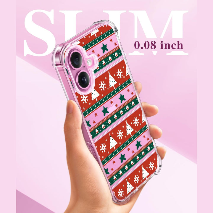 GVIEWIN Christmas Slim iPhone 16 Case & Protectors - DOKUTRONIX