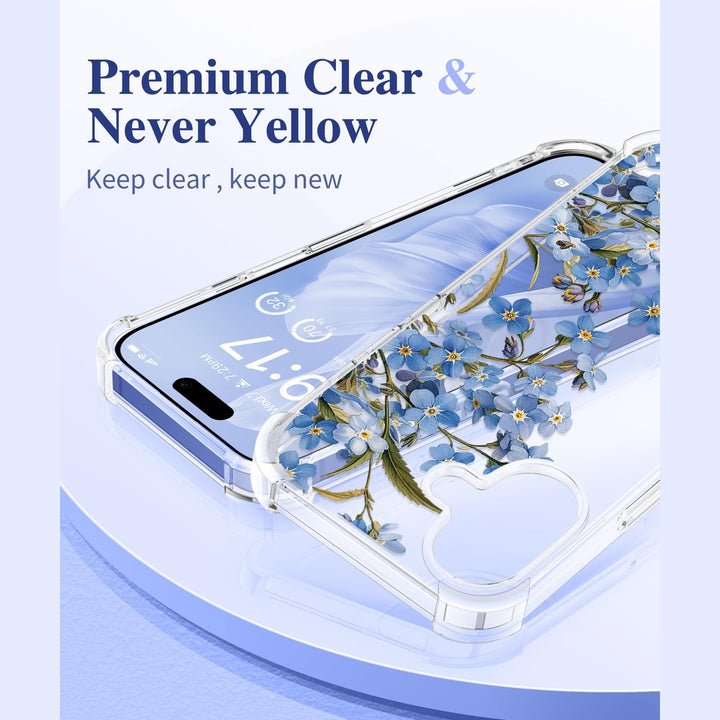 GVIEWIN Floral iPhone 16 Case - DOKUTRONIX