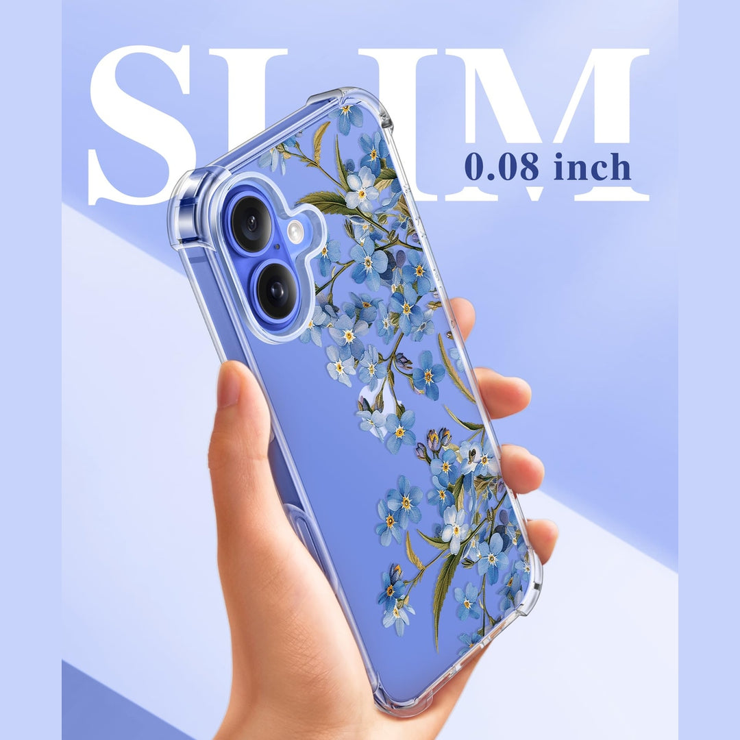 GVIEWIN Floral iPhone 16 Case - DOKUTRONIX