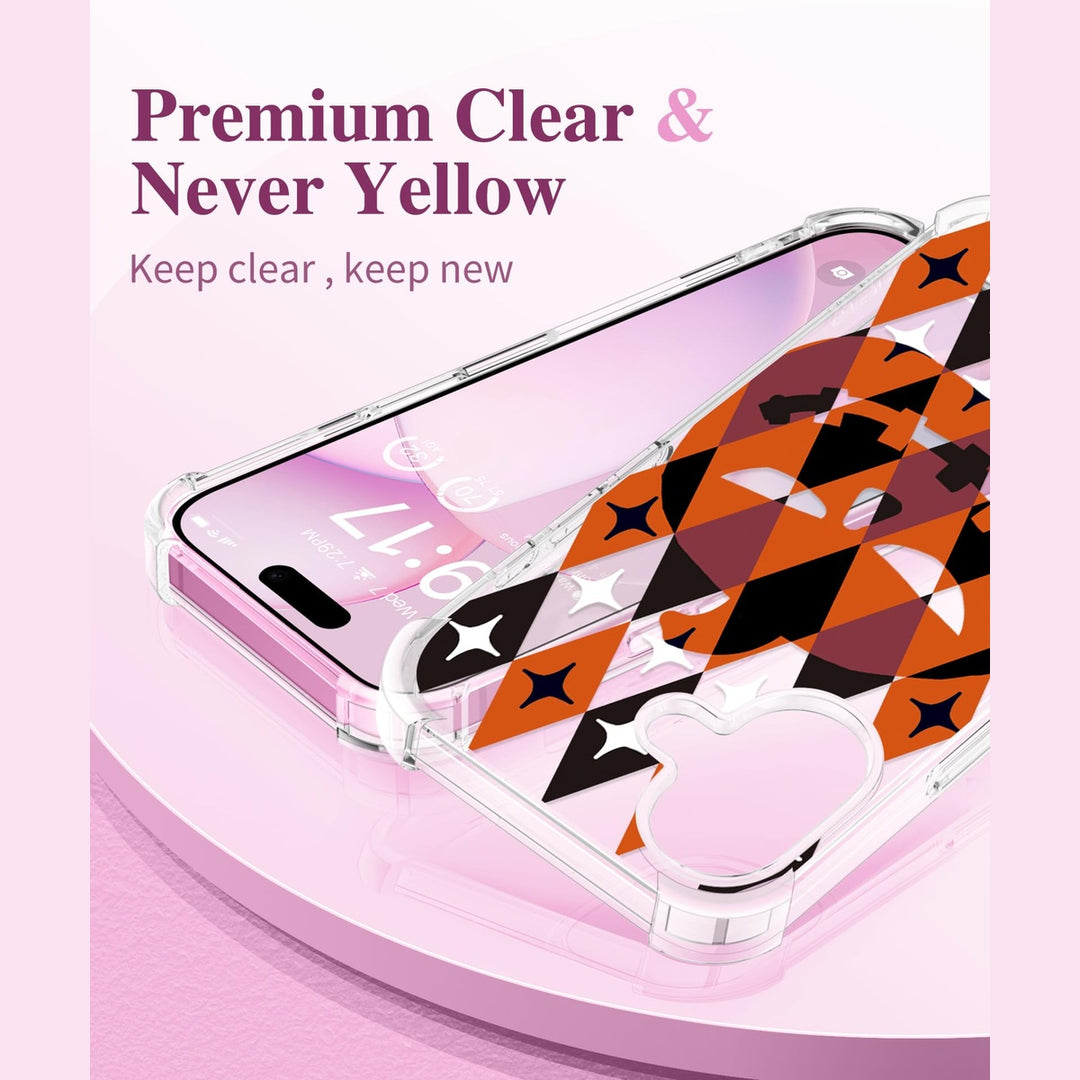 FloralGuard iPhone 16 Case & Protector Bundle - Pumpkin - DOKUTRONIX