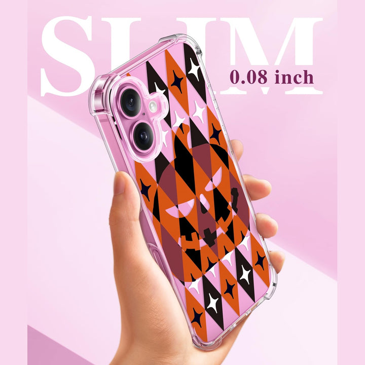 FloralGuard iPhone 16 Case & Protector Bundle - Pumpkin - DOKUTRONIX