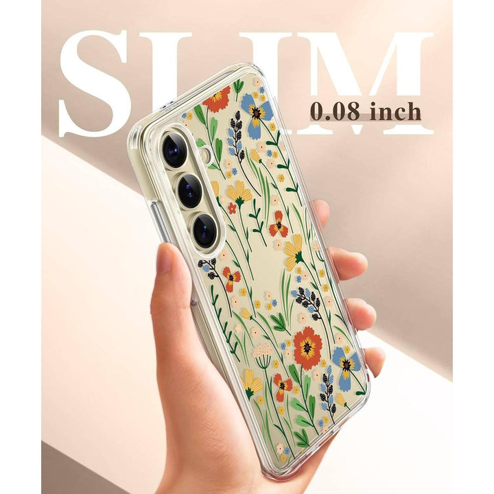 GVIEWIN Blooming Flowerets Case for Galaxy S24 Plus - DOKUTRONIX
