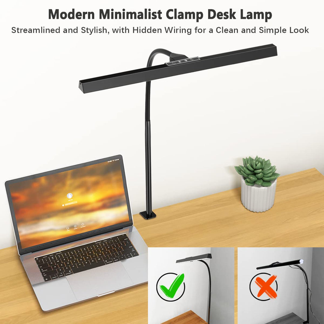 Hapfish BrightDesk LED Lamp - 31 Dimmable Light Bar - DOKUTRONIX