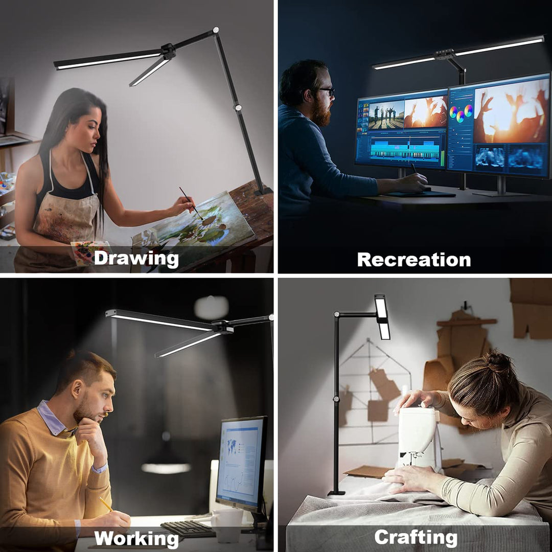 Hapfish BrightDesk LED Lamp - 31 Dimmable Light Bar - DOKUTRONIX