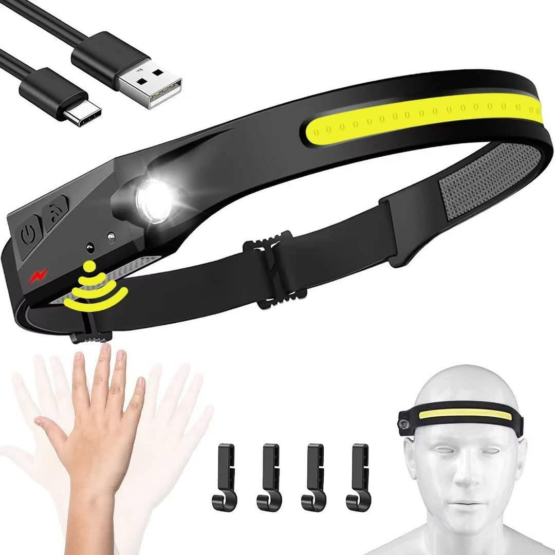 MotionBeam Lite: Adventure-Ready Rechargeable Headlamp - DOKUTRONIX