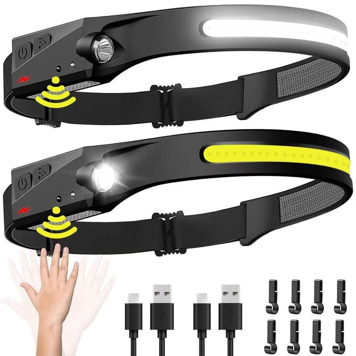 MotionBeam Lite: Adventure-Ready Rechargeable Headlamp - DOKUTRONIX