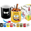 Sunny Sips: Color-Changing Drunk Smiley Mug