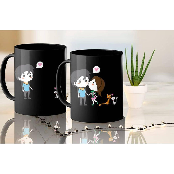 LoveCats Heat Mug - DOKUTRONIX