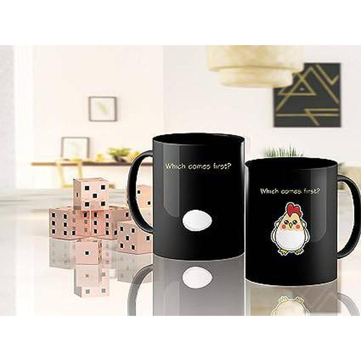 Egg & Chicken Heat-Mug: The Ultimate Dilemma - DOKUTRONIX