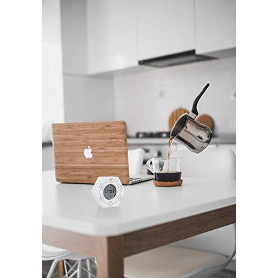 HexaPomodoro ADHD Timer (White) - DOKUTRONIX