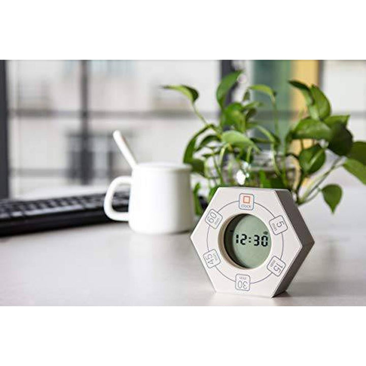 HexaPomodoro ADHD Timer (White) - DOKUTRONIX