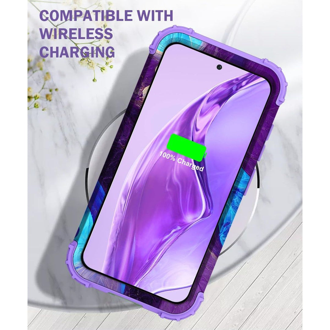 Teal Bloom Galaxy S23 Plus Armor Case - DOKUTRONIX