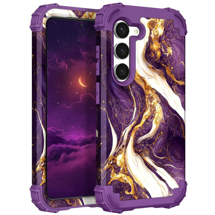 Teal Bloom Galaxy S23 Plus Armor Case - DOKUTRONIX