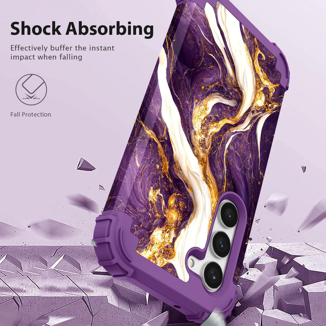 Teal Bloom Galaxy S23 Plus Armor Case - DOKUTRONIX